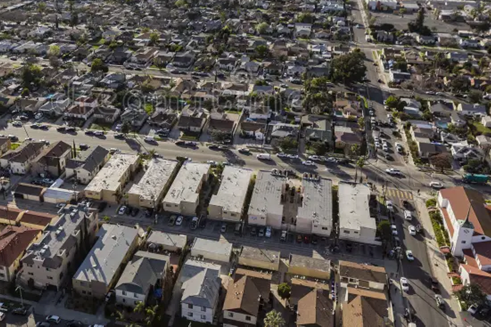 Homes for Sale in Arleta CA 1 an aerial view of a neighborhood
