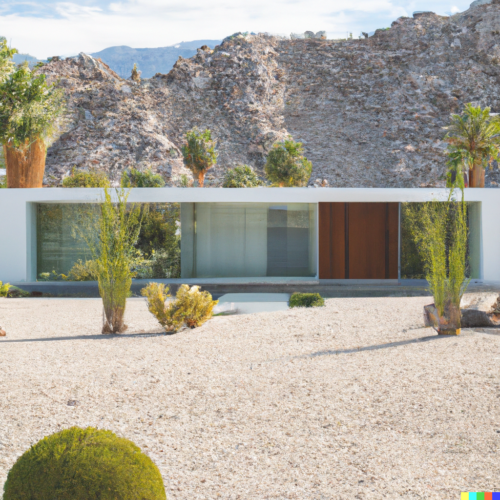 Illustrative photo of mid-century architecture in homes for sale in Desert Hot Springs.