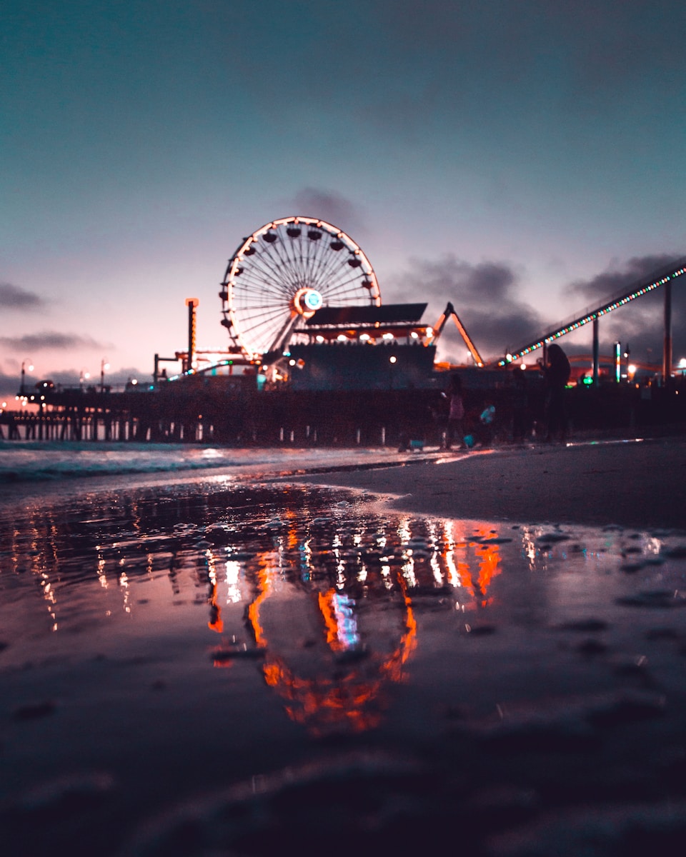 Luxury Homes for Sale in Santa Monica 1 Ferris wheel during golden hour