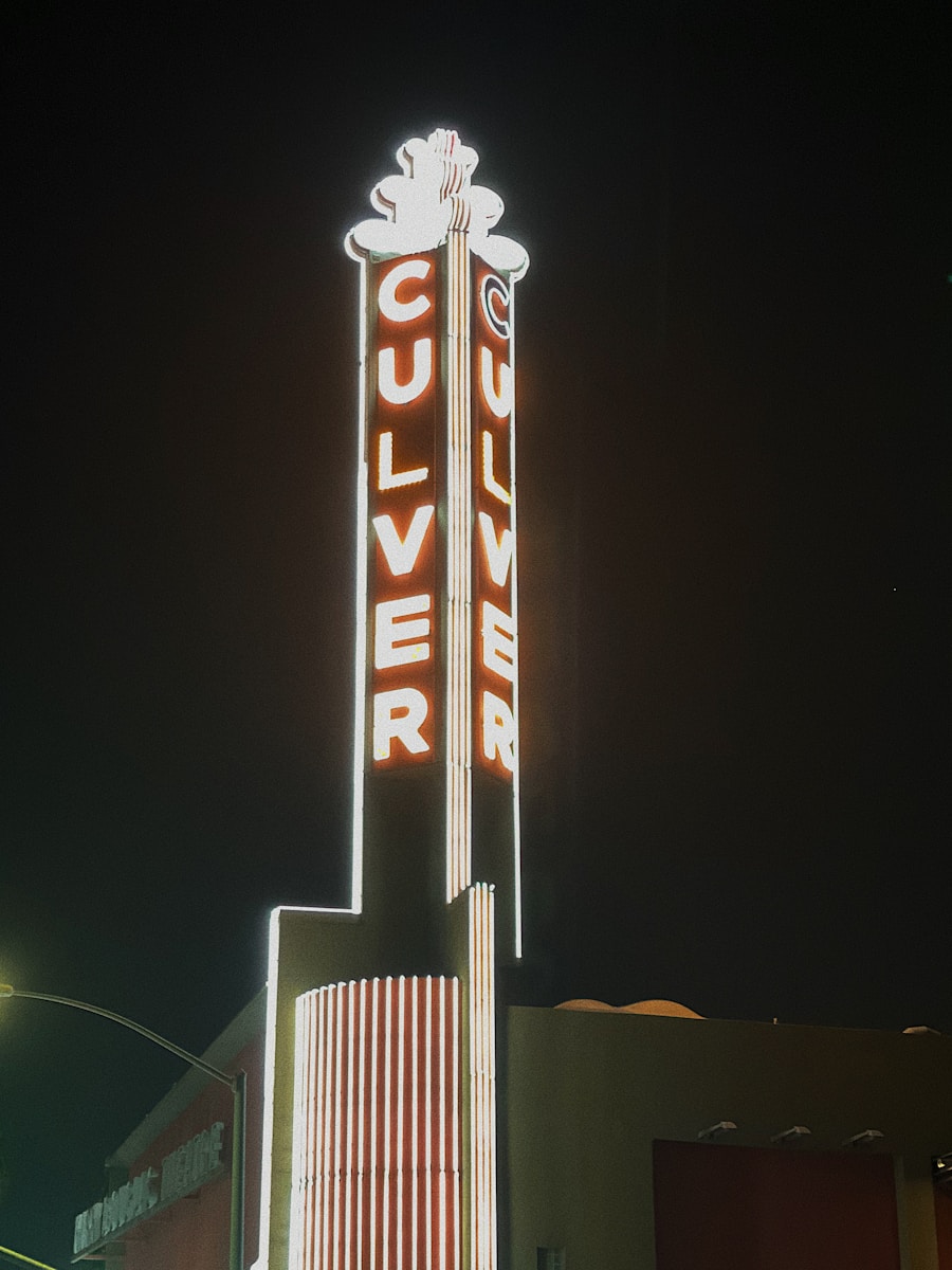 Niche Communities 3 white and red led light signage