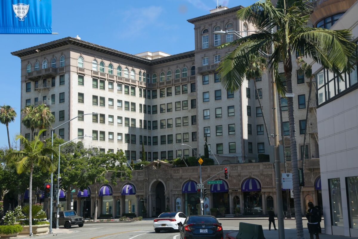Historic Beverly Hills Post Office building showcasing classic architecture and luxury real estate neighborhood character