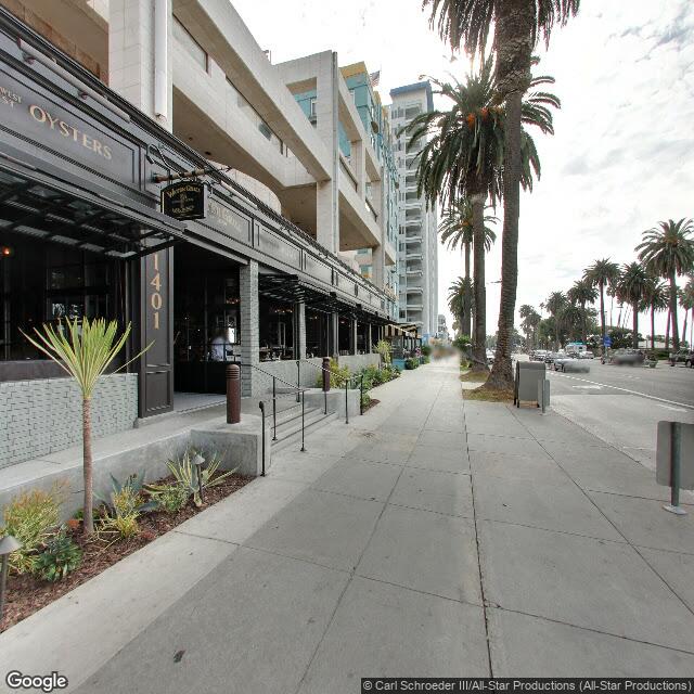 Street view of Santa Monica homes and neighborhood streets showcasing the coastal community's residential character