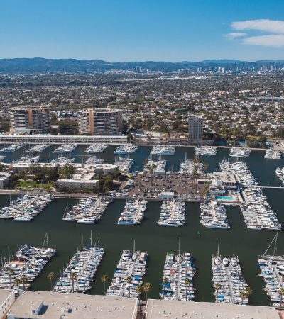 Luxury coastal real estate property in Los Angeles featuring modern architecture and premium finishes