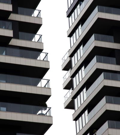 Luxury condominium building at 211 South Spalding in Beverly Hills, Los Angeles