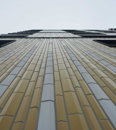 Lehrer architects los angeles upshot of the side of a Lehrer designed building