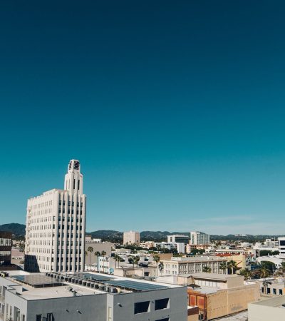 Modern loft building at 655 Hope Street in Downtown Los Angeles luxury real estate
