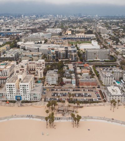 Luxury beachfront real estate at 701 Ocean in Los Angeles featuring modern coastal architecture