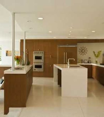 Assembledge luxury kitchen in beige and wooden custom cabinetry
