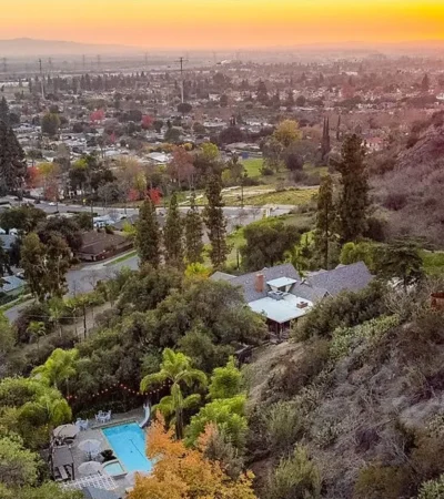 Duarte a view of a city from a hill