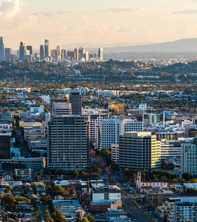 Glendale a city with a city in the background