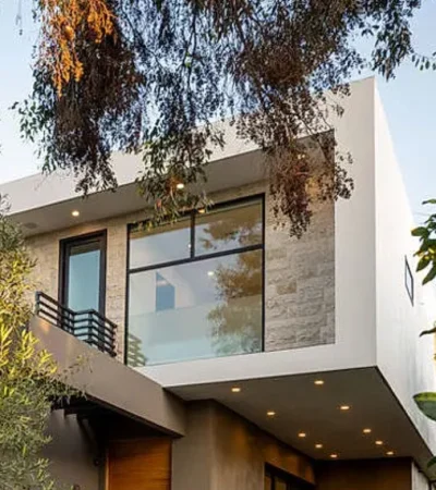 Miracle Mile a building with a balcony