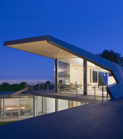 Patrick Tighe two level modern luxury home with large glass windows