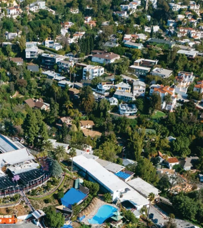 Sycamore Square a aerial view of a city
