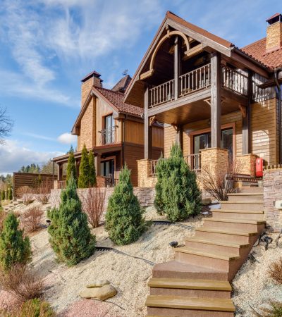 Luxury mountain home in Arrowbear with modern architecture and scenic views of Running Springs area