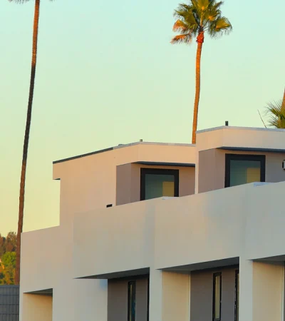 atwater village a building with palm trees