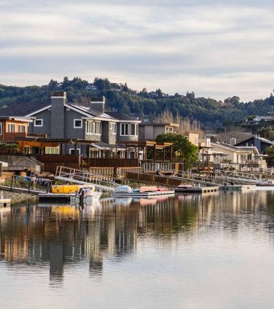 Luxury residential community in Belmont, CA featuring modern architecture and scenic views