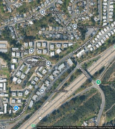Luxury real estate property in Bayview Heights, Belmont CA with modern architecture and scenic views