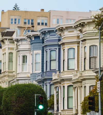 Beautiful luxury home in Bernal Heights, San Francisco with modern architecture and city views