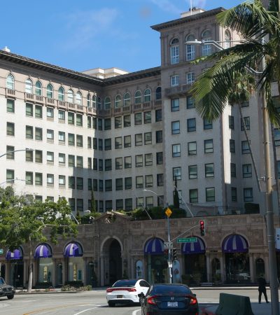 Historic Beverly Hills Post Office building showcasing classic architecture and luxury real estate neighborhood character