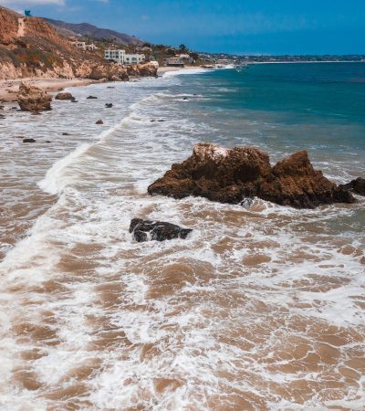 Luxury coastal property in Big Rock, Malibu featuring modern architecture and ocean views