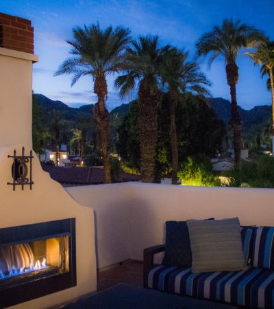 Luxury home at Brenna at Capri in Palm Desert, California showcasing modern desert architecture and sophisticated design