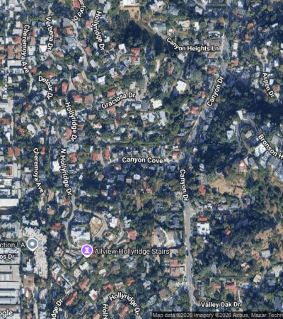 Luxury residential property in Canyon Cove, Los Angeles with modern architecture and scenic canyon views