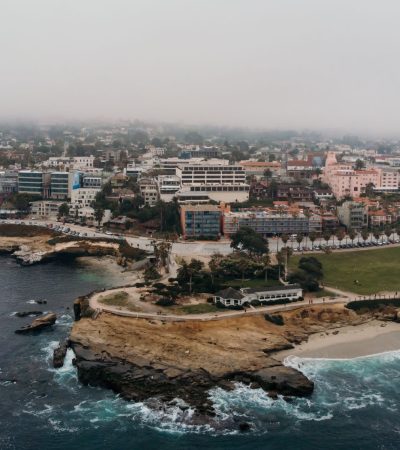 Luxury oceanfront home in Cape La Jolla Gardens with elegant architecture and panoramic views