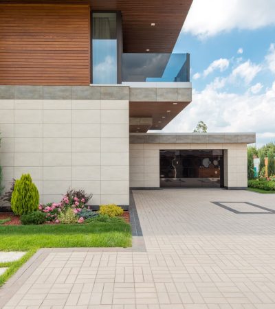 Luxury home in Chelsea Park, Upland with modern architecture and manicured landscaping