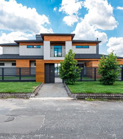 Luxury home in Clearfield Park neighborhood of San Carlos, California featuring modern architecture and landscaping