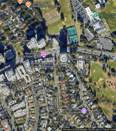 Luxury residential property with club amenities in Los Angeles neighborhood