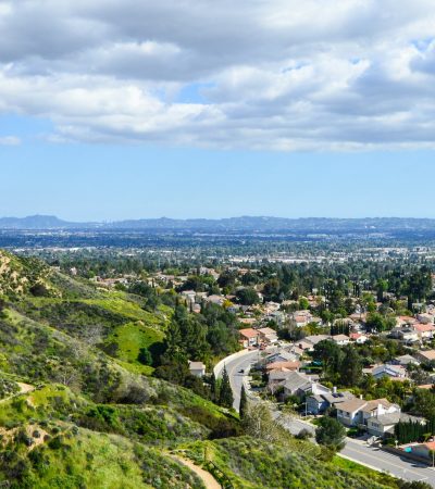 homes for sale in porter ranch gated community  aerial view of city during daytime