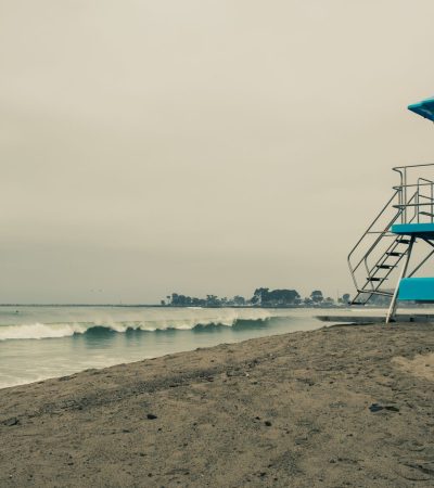 Luxury beachfront property in East Beach, Santa Barbara with ocean views and modern architecture