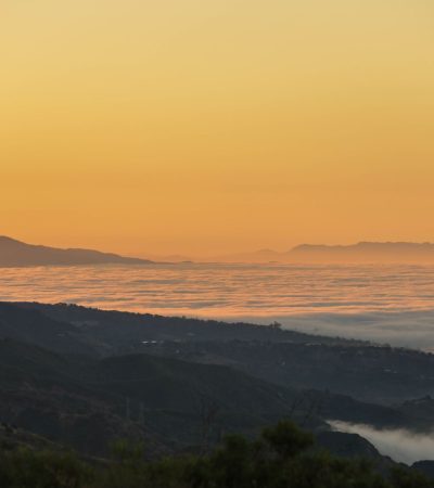 Elegant hillside residential property in East San Roque, Santa Barbara with modern architecture and scenic views
