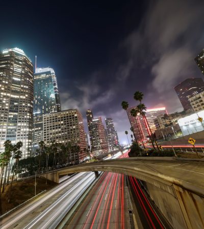 Modern urban luxury condominiums in East Village, Los Angeles showcasing contemporary architecture and vibrant neighborhood c