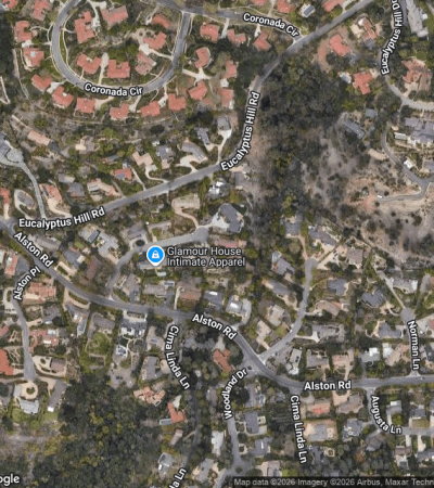 Luxury hillside real estate property in Eucalyptus Hill, Santa Barbara with scenic views
