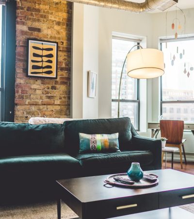Modern loft interior at Hancock Lofts in downtown Los Angeles showcasing contemporary luxury living space
