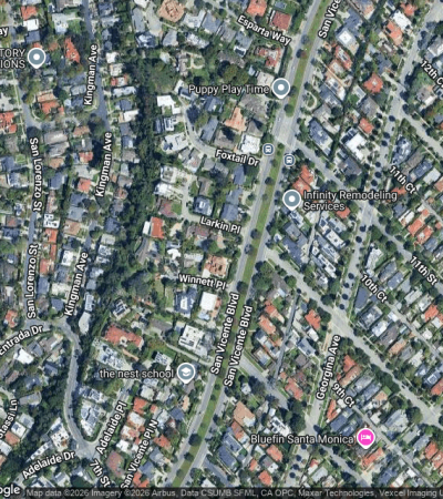Upscale residential home in Santa Monica 90402 available through The Knight Group luxury real estate