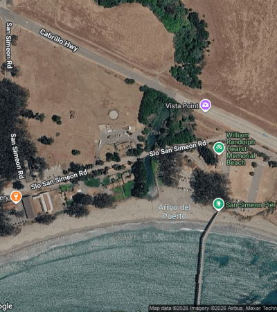 Luxury home exterior in San Simeon, California real estate market