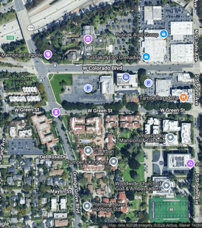 Luxury residential building at Jamieson Place, Ambassador Gardens in Los Angeles