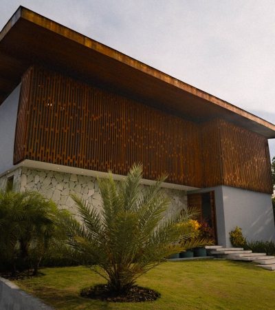 Luxury modern home in Las Palmas Heights, Palm Springs with desert landscaping and contemporary architecture