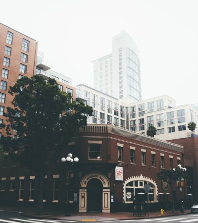Luxury real estate property in Little Italy, San Diego showcasing historic Italian architecture and modern amenities