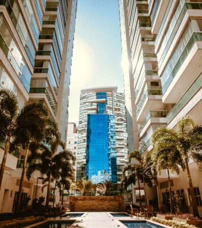Modern Los Feliz condo building showcasing contemporary architecture and upscale residential design in Los Angeles
