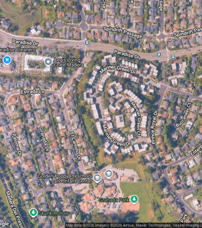 Luxury homes in Mariners Green, San Mateo with modern architecture and landscaping