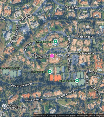 Luxury real estate in Morgan Run, Rancho Santa Fe, California featuring upscale homes