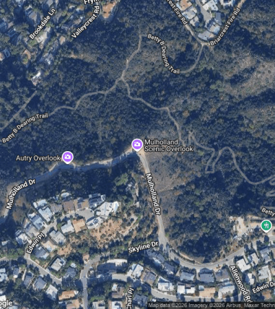 Stunning luxury home on Mulholland Drive in Los Angeles available for rent through The Knight Group