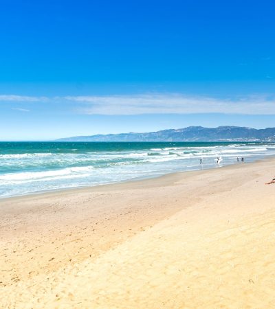 Luxury beachfront property in Ocean Park, Santa Monica with modern architecture and ocean views