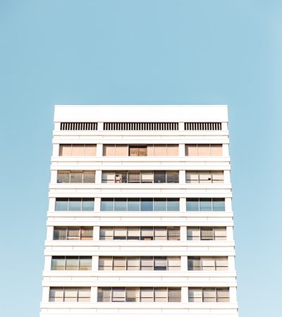westwood condos for sale  white building with glass windows