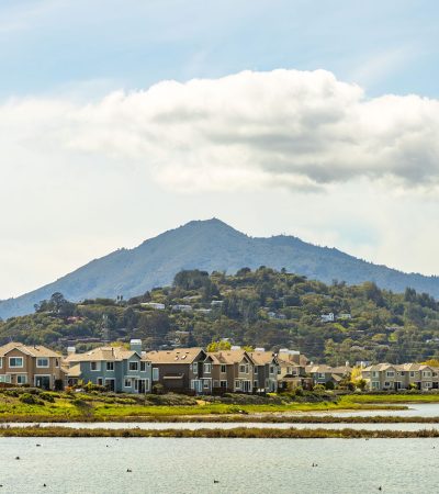 Luxury real estate in Peninsula Mandalay, South San Francisco with modern architecture and coastal views