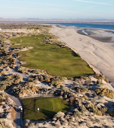 Scenic view of PGA West Jack Nicklaus Tournament Course golf fairway in La Quinta, California luxury real estate community