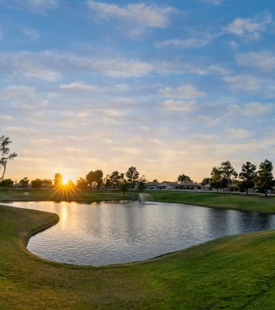 Upscale residential community at PGA West in La Quinta, California featuring luxury homes and golf course views